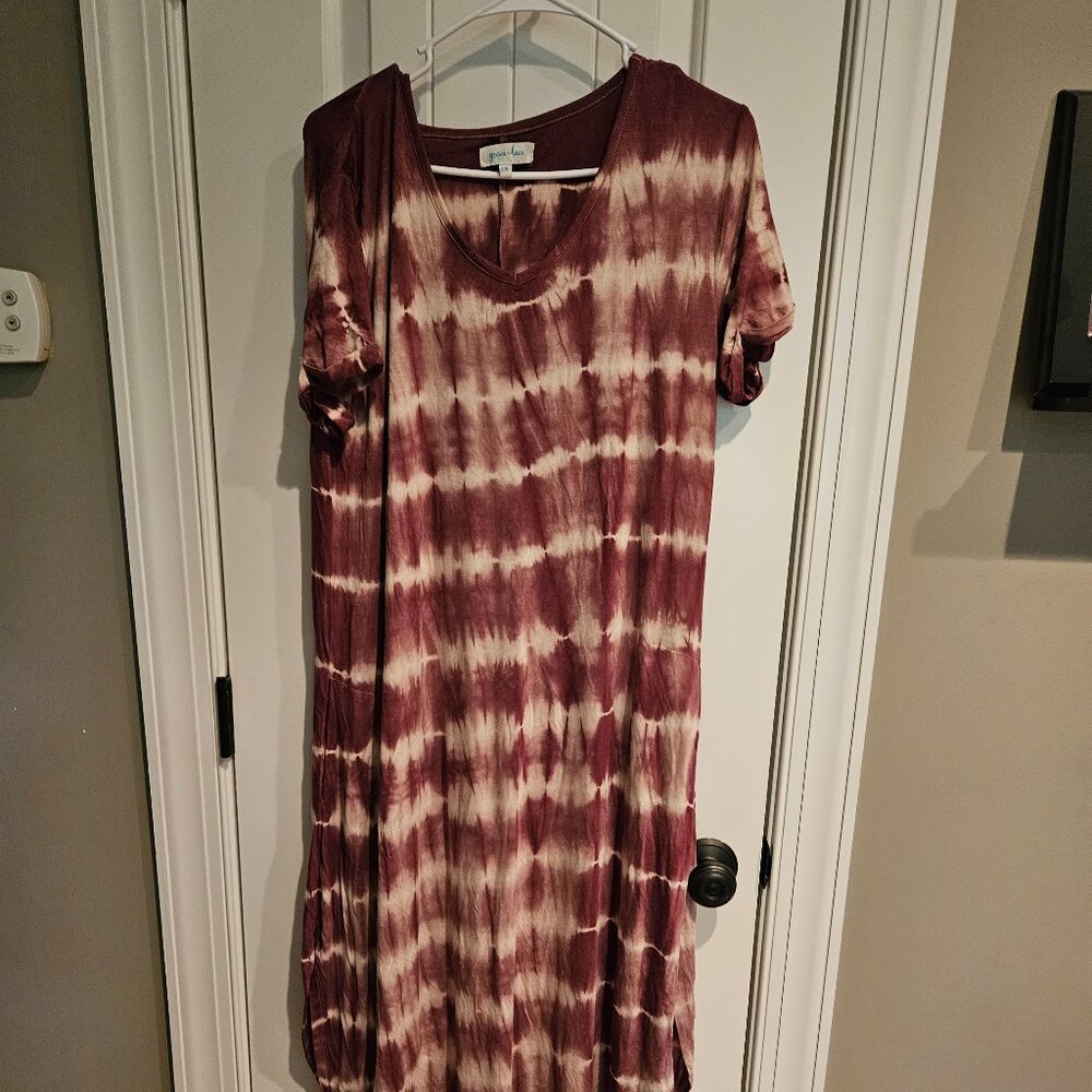 Size Medium Tie-Dye Maxi Dress
